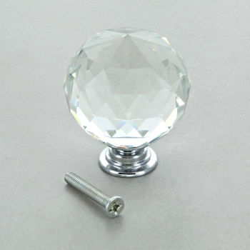 Crystal Cabinet Knobs Glass Kitchen Cupboard Knobs, 8 of 12
