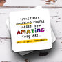Personalised Mug 'You're Amazing', thumbnail 3 of 3