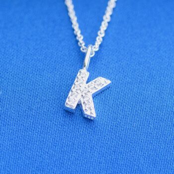 Personalised Sparkle Tiny Initial Necklace, 6 of 8