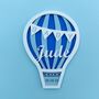 Personalised Hot Air Balloon New Baby Gift Wall Plaque, thumbnail 11 of 12