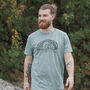 Organic Mens Hibearnate T Shirt, thumbnail 2 of 5