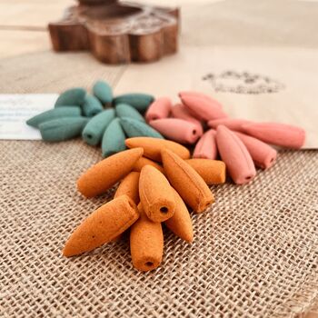 Midwinter Backflow Incense Cones, Winter Home Fragrance, 5 of 5