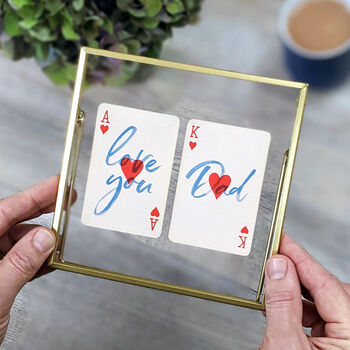 Love You Dad Playing Cards Letterbox Gift Set, 2 of 6