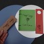 Child's Drawing Personalised Leather Bookmark, thumbnail 8 of 8