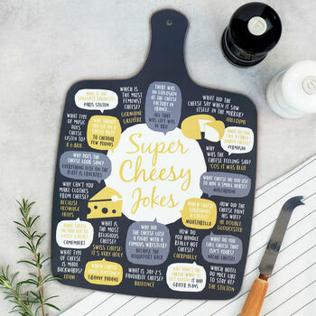 Super Cheesy Jokes Cheese Board, 2 of 3