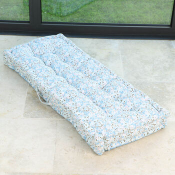 Ditsy Floral Reversible Cotton Dog Bed, 8 of 10