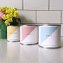 Geometric Pattern Birthday/Thank You Soy Scented Candle, thumbnail 2 of 12