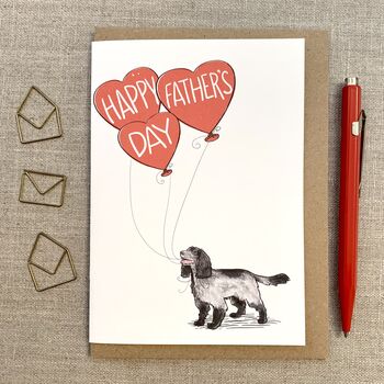 Cocker Spaniel Father's Day Card, 4 of 5
