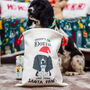 Personalised Santa Dog Christmas Present Sack, thumbnail 12 of 12