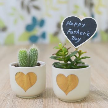 Gold Heart Mini Planter With A Succulent Or Cacti, 4 of 7