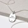 Sterling Silver May Birth Flower Necklace, thumbnail 4 of 7