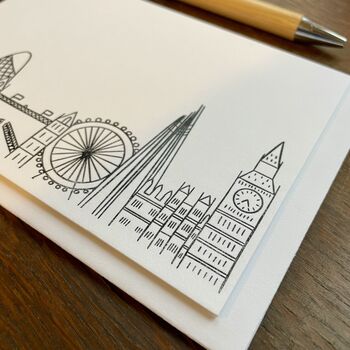 London Landmarks Pressed Luxury Note Cards, 6 of 9