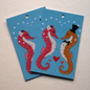 'Seahorse Wrapping Paper', Wedding Wrapping Paper, thumbnail 4 of 4