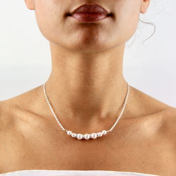 swarovski graduated pearls pearl necklace notonthehighstreet