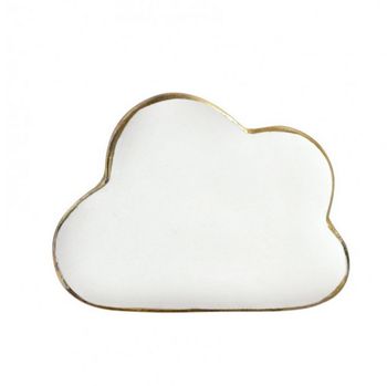 Cloud Shape Knob With Gold Rim, 4 of 4