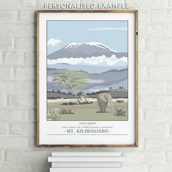 Mount Kilimanjaro, Africa Print, 3 of 6