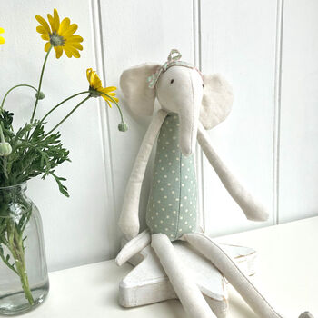 Linen Personalised Toy, 5 of 5