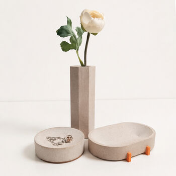 Modern Handmade Self Draining Stoneware Soap Dish, 7 of 10