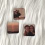 Small Personalised Photo Square Fridge Magnet Set Of Three, thumbnail 1 of 3