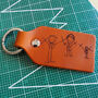 Childs Drawing Engraved On A Fob, thumbnail 2 of 11