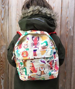 Colourful Creatures Children's Mini Backpack, 4 of 10