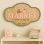 Personalised Market Shop Sign Playroom Decor, thumbnail 1 of 3
