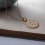 Initial Necklace In Gold, thumbnail 7 of 7