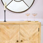 Parquet Wood Sideboard, thumbnail 4 of 4