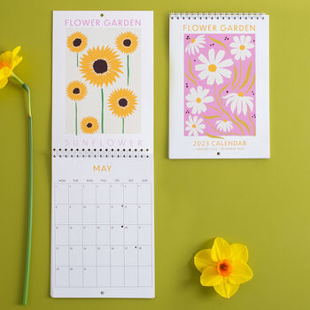 2023 Flower Garden Wall Calendar | A5 Hanging Calendar, 2 of 8