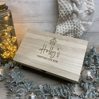 Personalised Artwork Christmas Eve Box Style One, 4 of 11