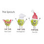 Brussels Sprouts Christmas Pyjamas, thumbnail 2 of 2