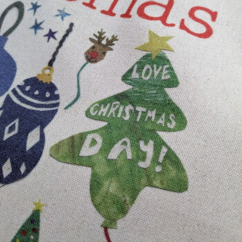 Personalised Countdown To Christmas Sack, 2 of 5