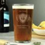 Personalised Etched Beer Glass, thumbnail 2 of 3