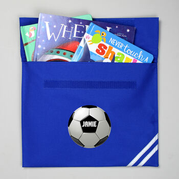Personalised Football Book Bag, 3 of 3