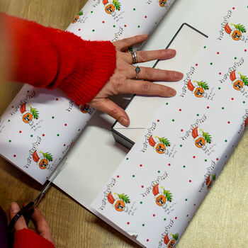 Personalised Child's Drawing Christmas Wrapping Paper, 4 of 8