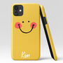 Personalised Yellow Smiley Phone Case, thumbnail 6 of 6