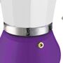 Italian Moka Pot Espresso Maker 'Pin Up' In Purple, thumbnail 3 of 3