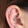 Orbit 10mm Titanium Daith Hoop, thumbnail 1 of 5