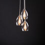 Clear Glass Jules Three Way Cluster Pendant Light, thumbnail 2 of 7