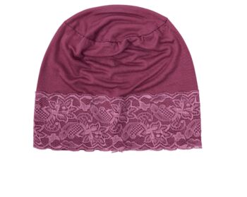 Chemo Headwear Skull Cap Wig Liners Beanie Hat Soft Lightweight Fabric, 2 of 12