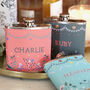 Personalised Floral Folklore Hip Flask, thumbnail 2 of 7