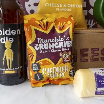 You're Not Old, You're Vintage! Cheese And Beer Hamper, 8 of 12