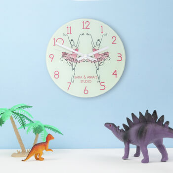 Personalised Ballet Studio Wall Clock, 4 of 10