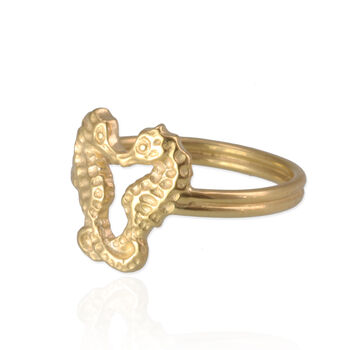 Personalised Seahorse Ring, 7 of 12