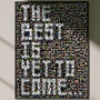 Personalised Anniversary Photo Mosaic Word Art – Made From Your Favourite Memories, thumbnail 2 of 7