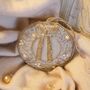 Luxury Irish Linen Festive Wreath Christmas Tree Decoration, thumbnail 1 of 6