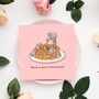 Cute Pancake Cats Greetings Card, thumbnail 8 of 9