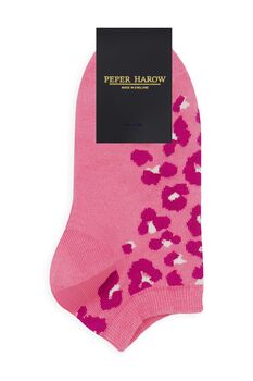 Leopard White And Pink Women's Trainer Socks Bundle, 4 of 7