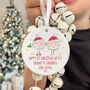 Happy First Christmas As My Grandparents Personalised Decoration C, thumbnail 1 of 3