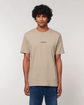 Custom Flag 100% Organic Cotton Men's T Shirt, 8 of 8